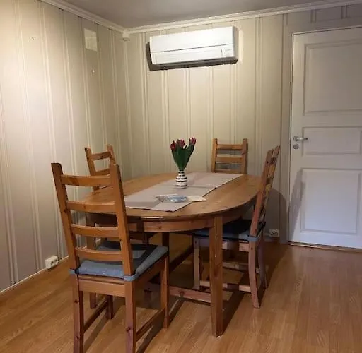 Sokkel-leilighet Med Naerhet Til Sentrum Og Hovden Skiheis 아파트 *